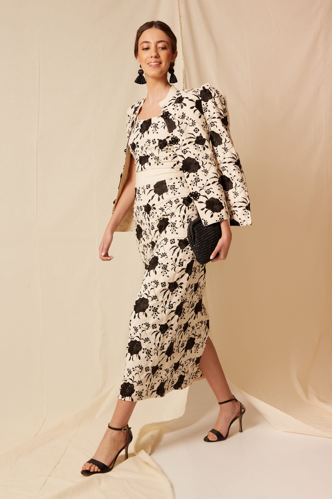 FALDA LORENZA NEGRO/BLANCO