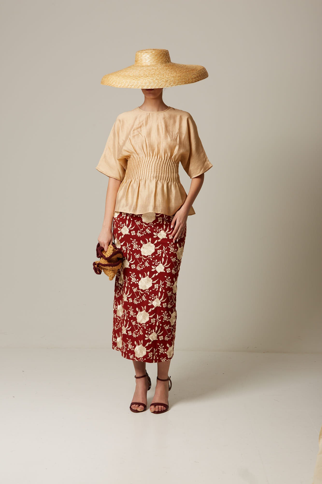 HARUMI BEIGE BLOUSE