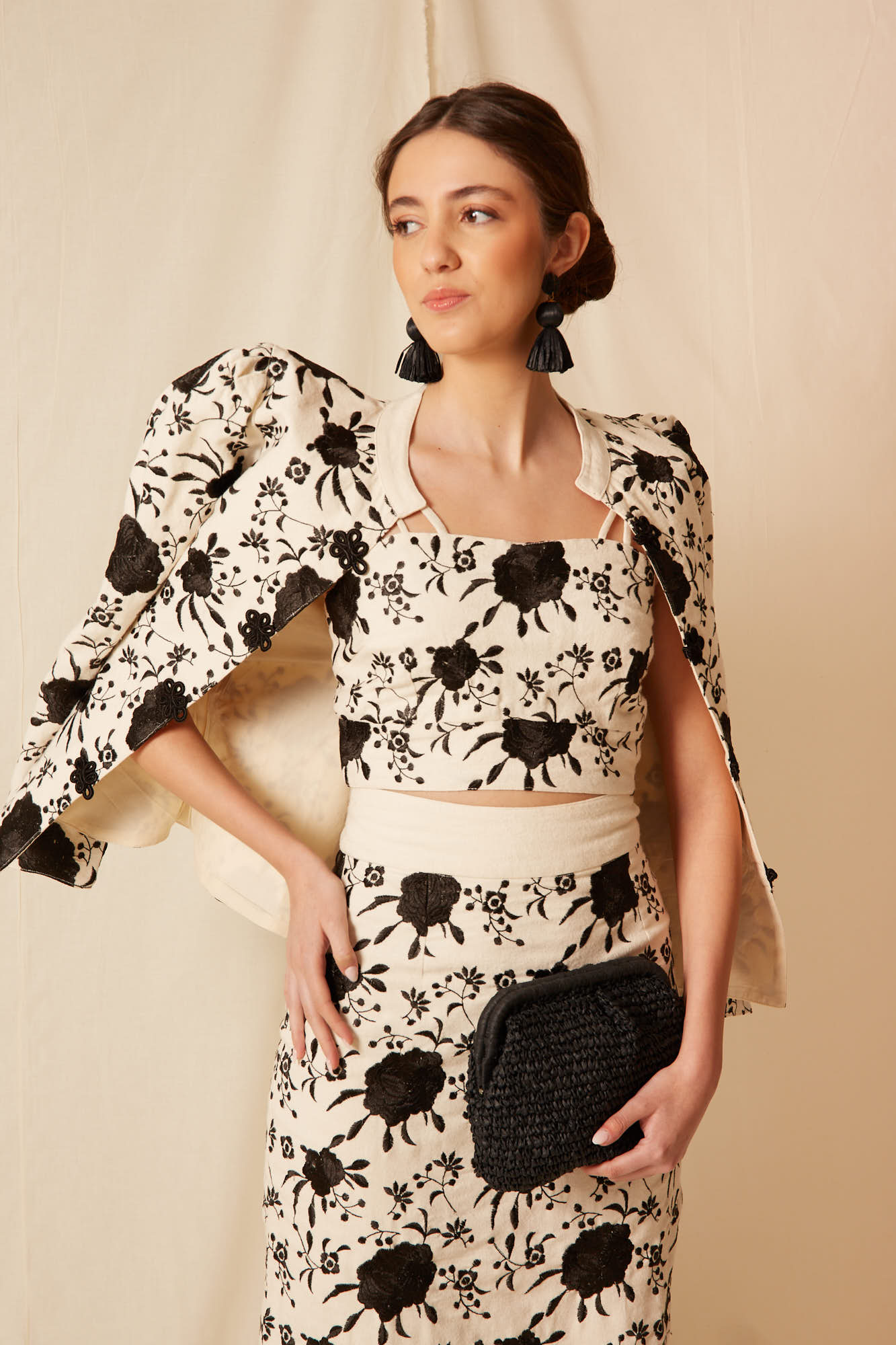 TOP LORENZA NOIR/BLANC