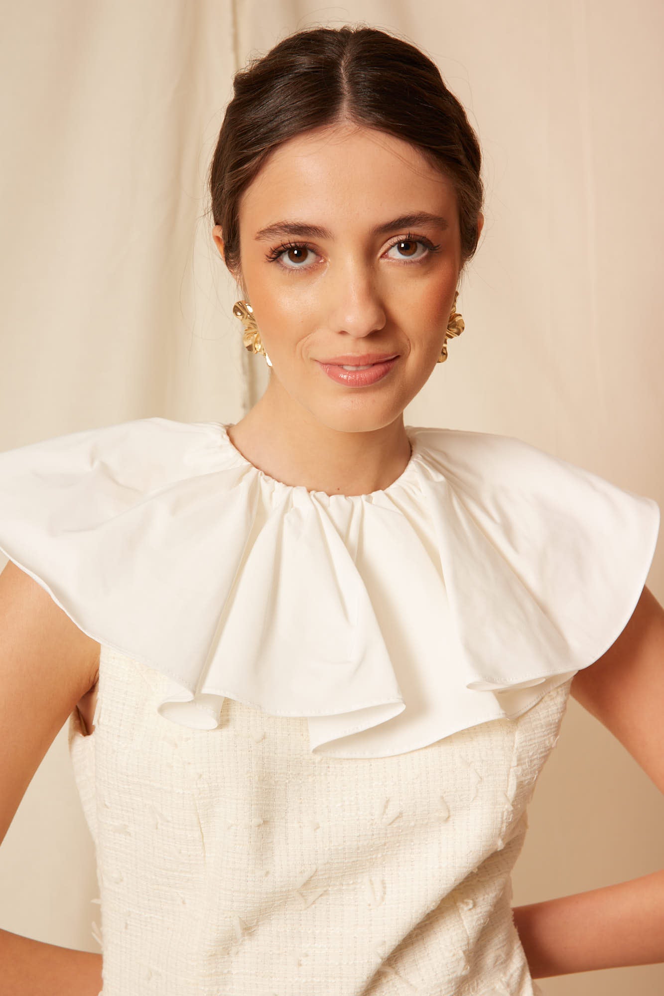 VESTIDO SELENE CRUDO