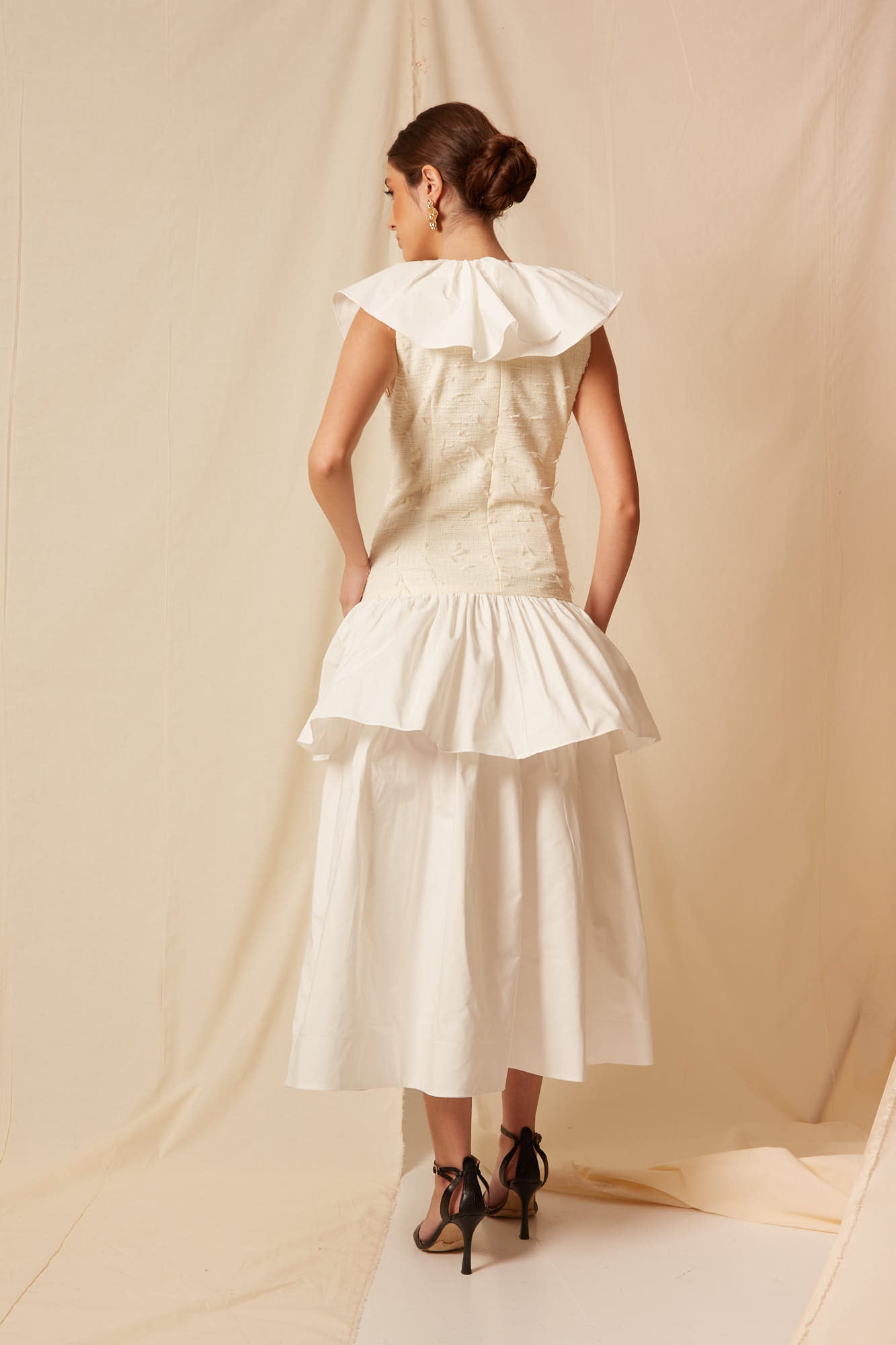 VESTIDO SELENE CRUDO