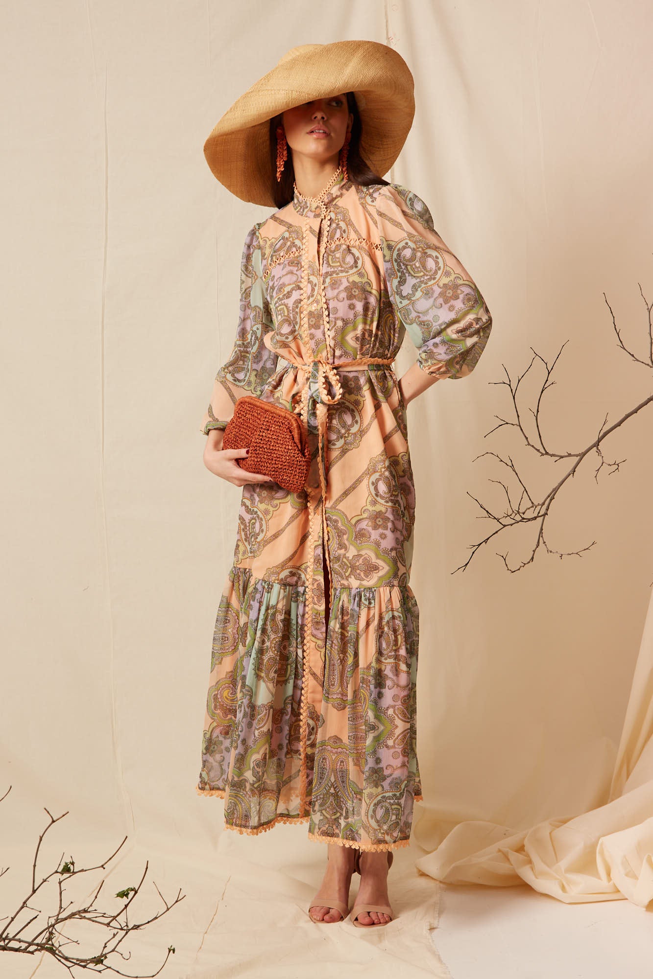 VESTIDO ALADINA SALMON