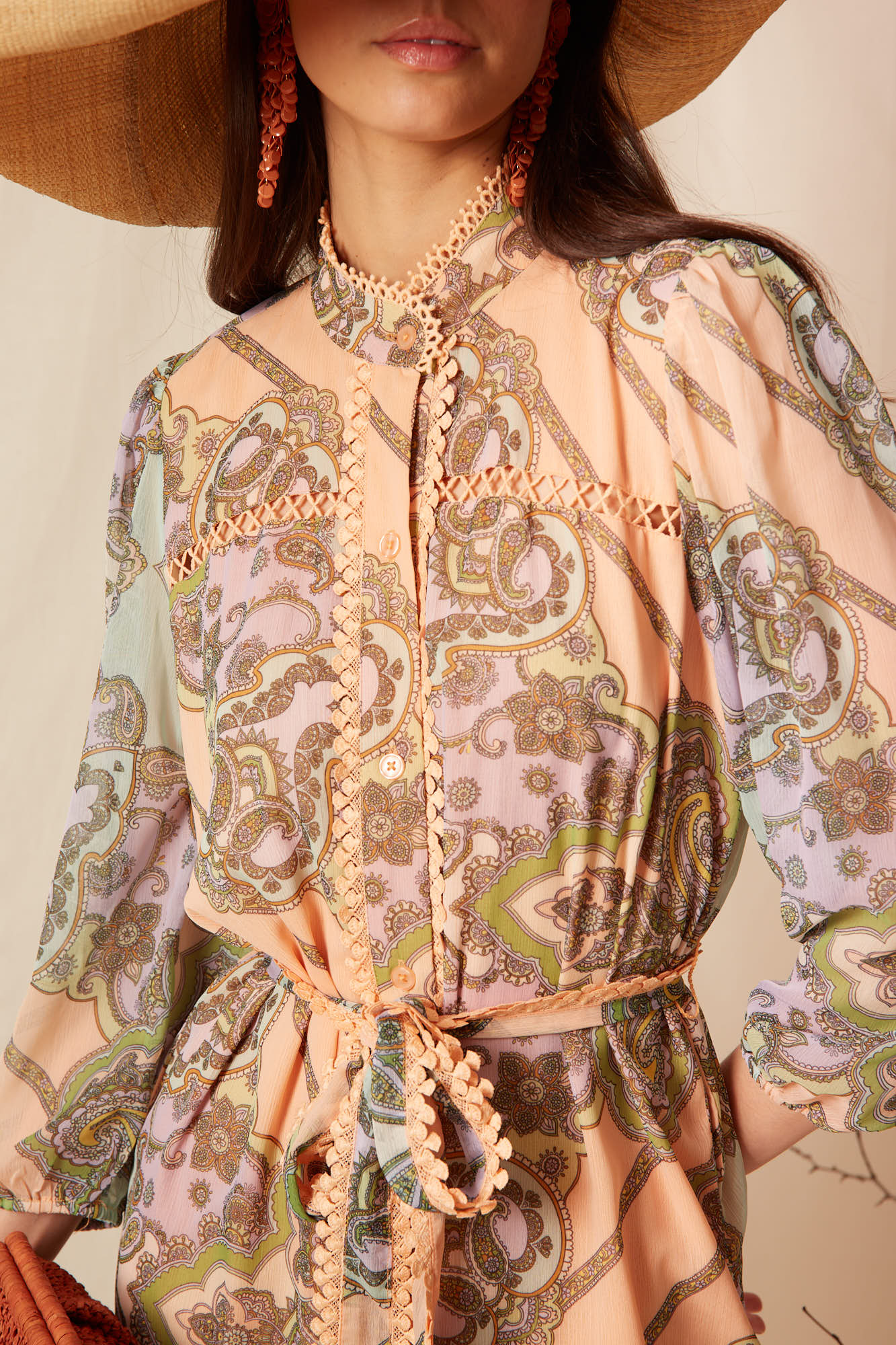 VESTIDO ALADINA SALMON