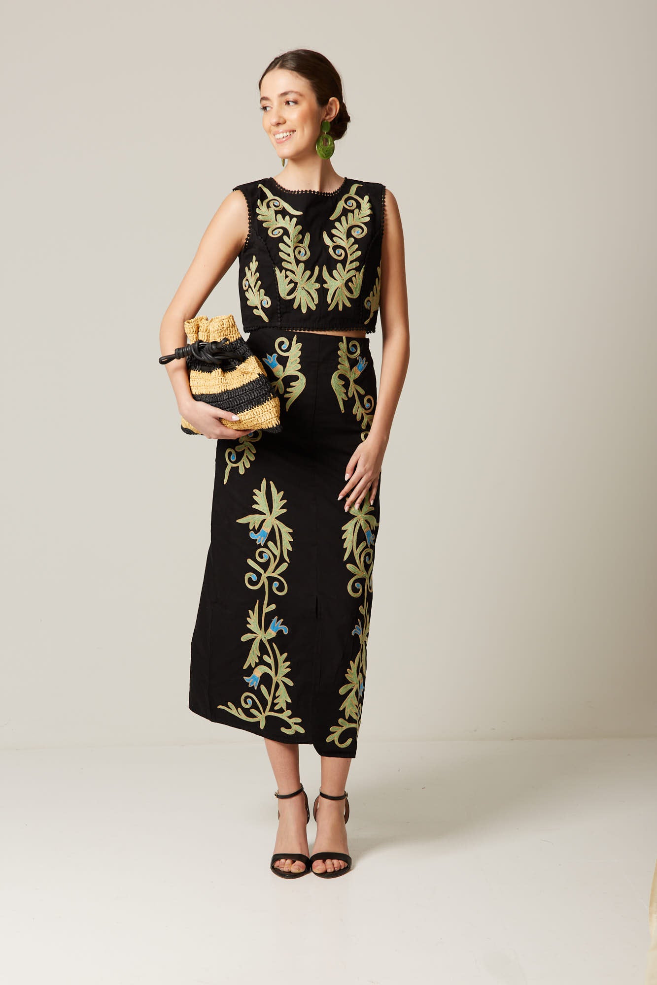 CONJUNTO LAVANDA NEGRO