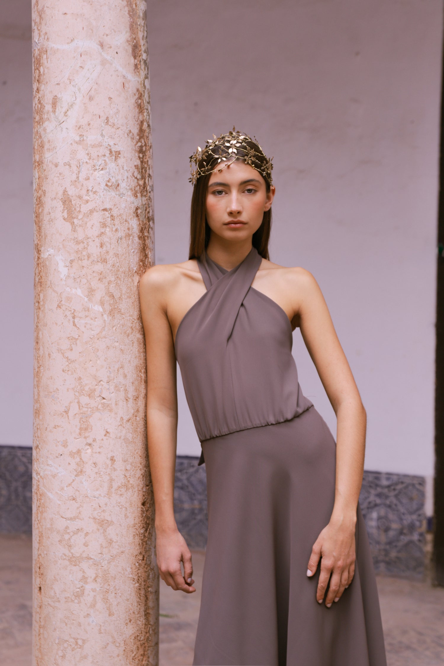 VESTIDO MARIANA TOPO