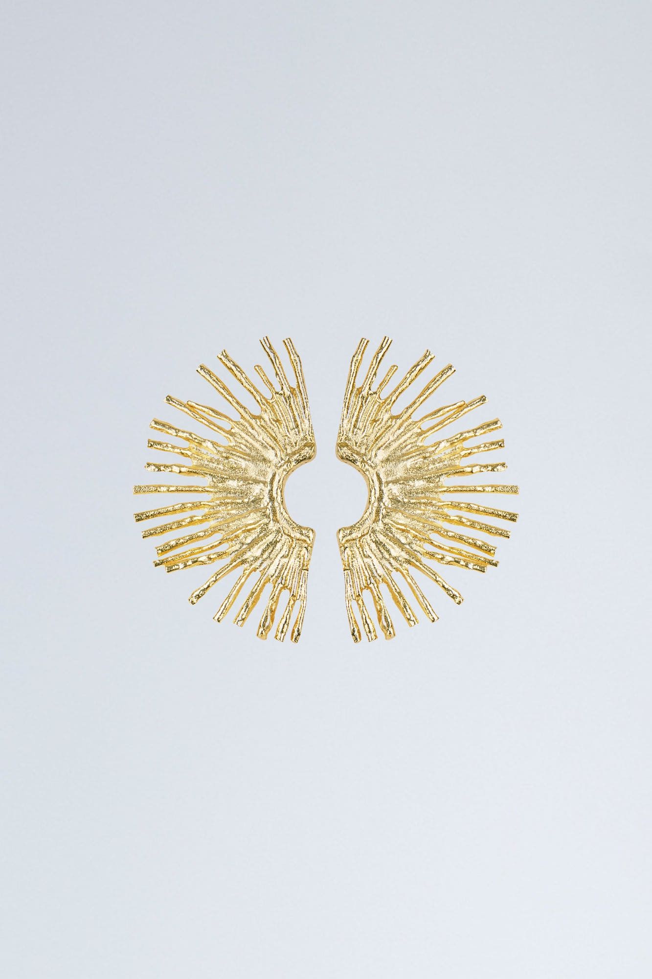 PENDIENTES MEDIO SOL DORADO