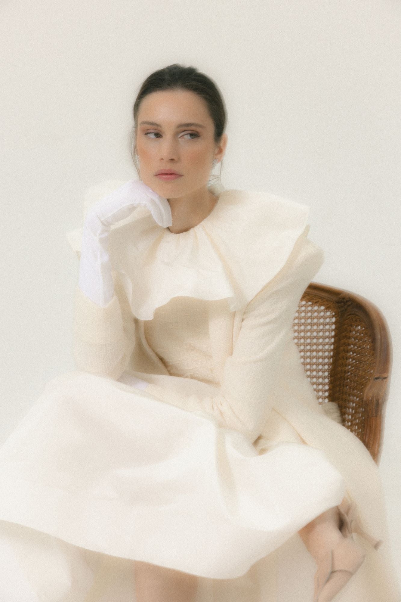 VESTIDO SELENE CRUDO