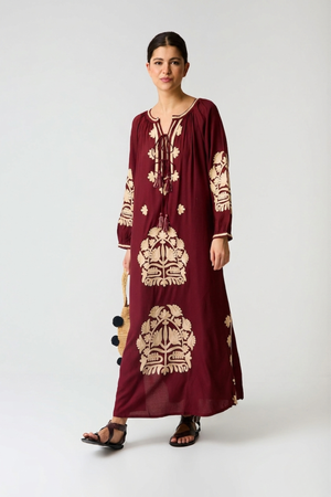 KAFTAN SAHARA BURGUNDY