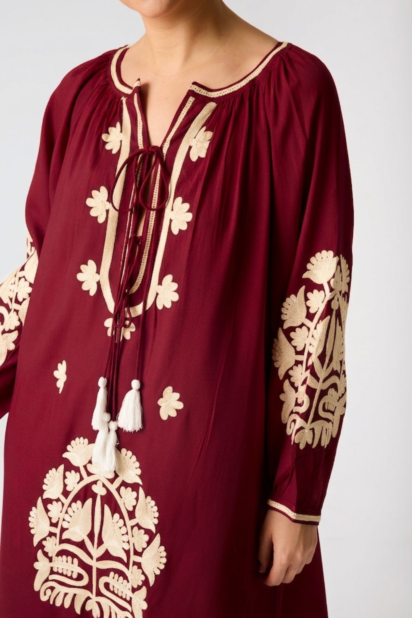 KAFTAN SAHARA BURGUNDY
