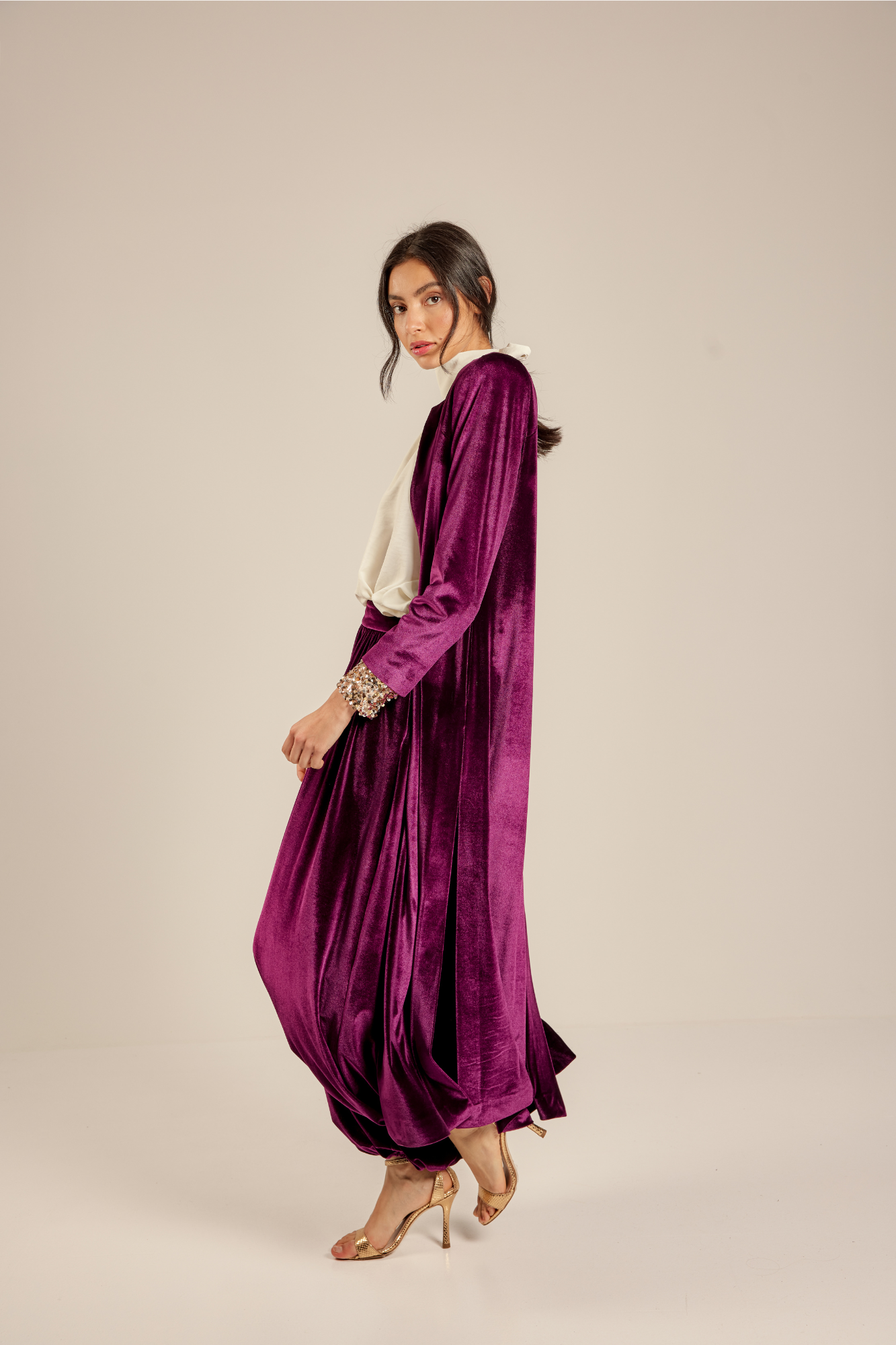 PANTALON ELVA BORDEAUX