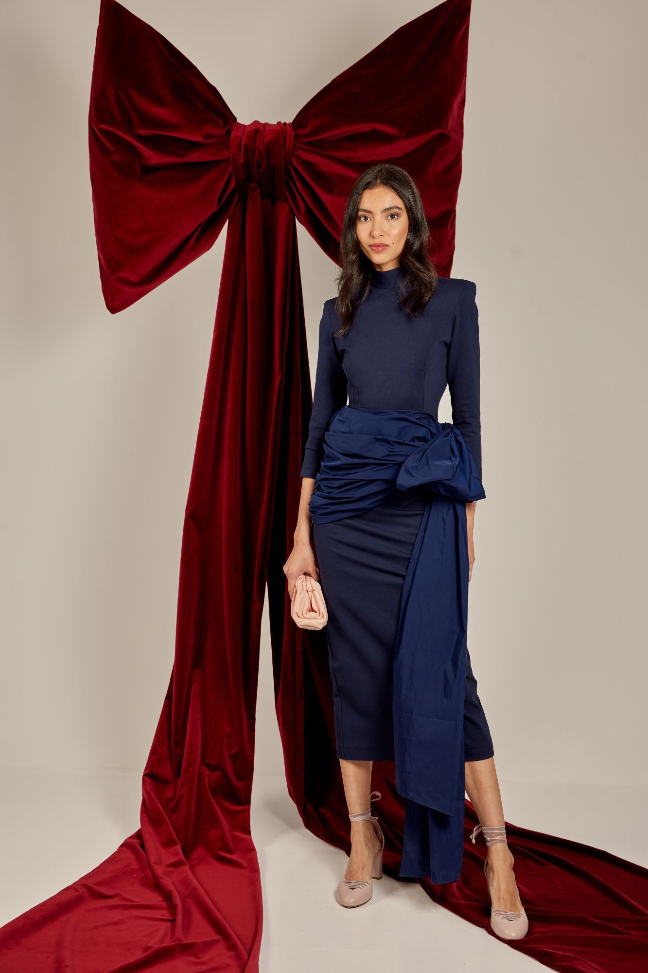 VESTIDO NEVIRA MARINO