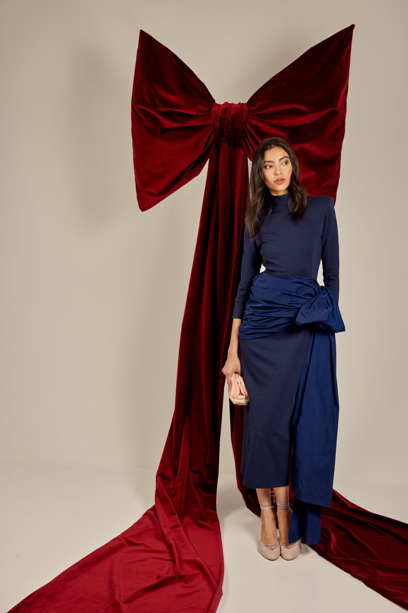 VESTIDO NEVIRA MARINO