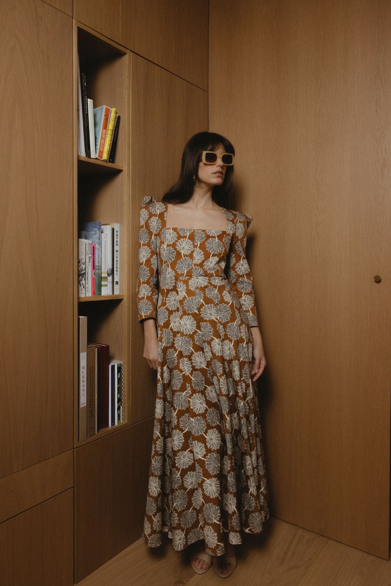 VESTIDO RENÉ MOSTARDA