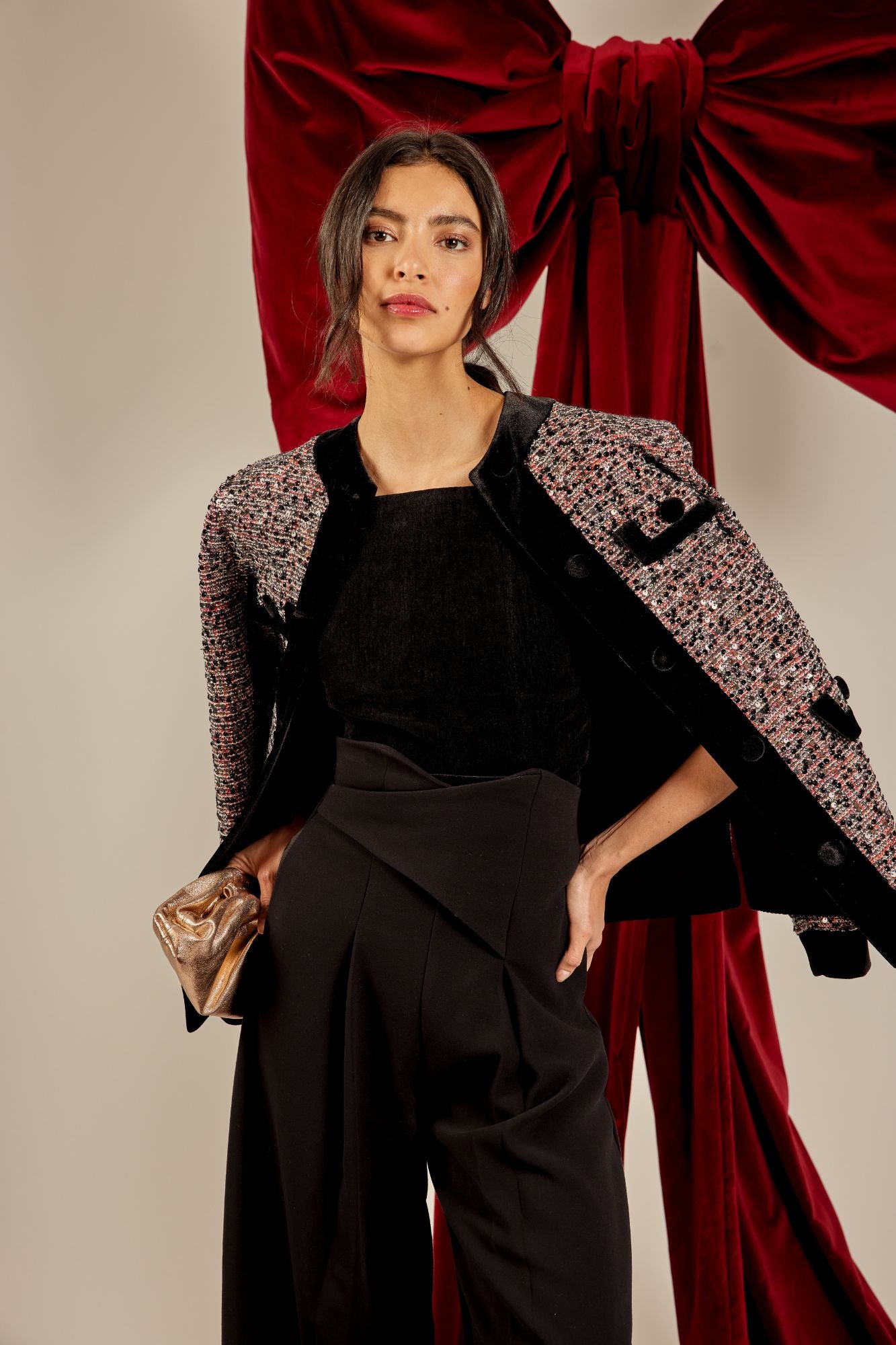 VESTE MINI MULTICOLORE