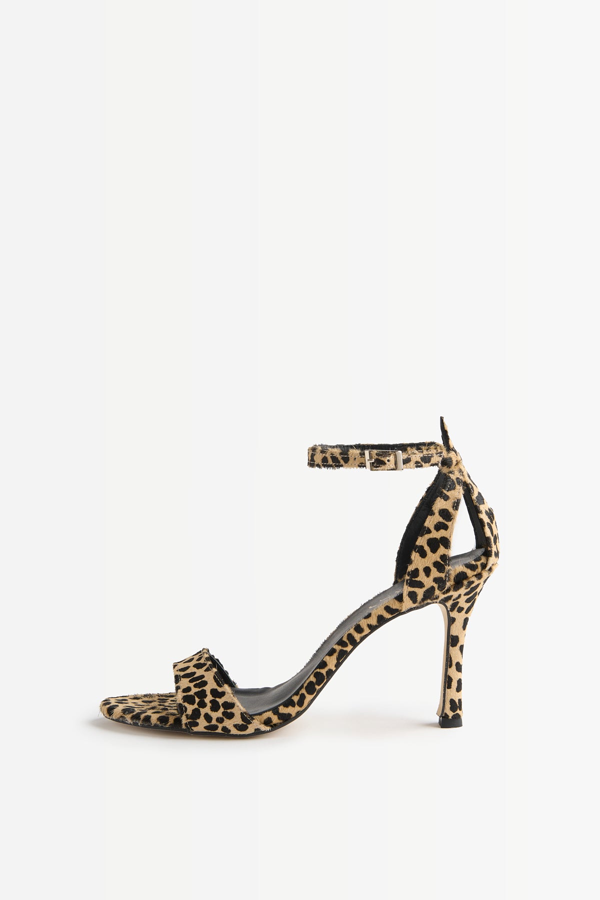 LEOPARD LEATHER SANDALS