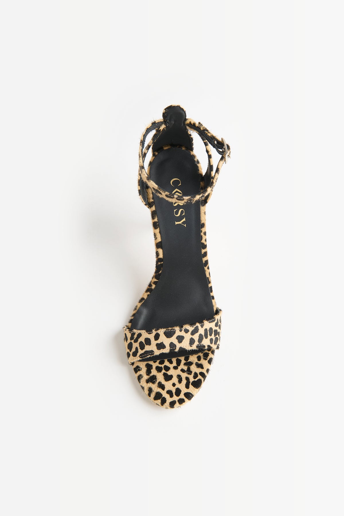LEOPARD LEATHER SANDALS