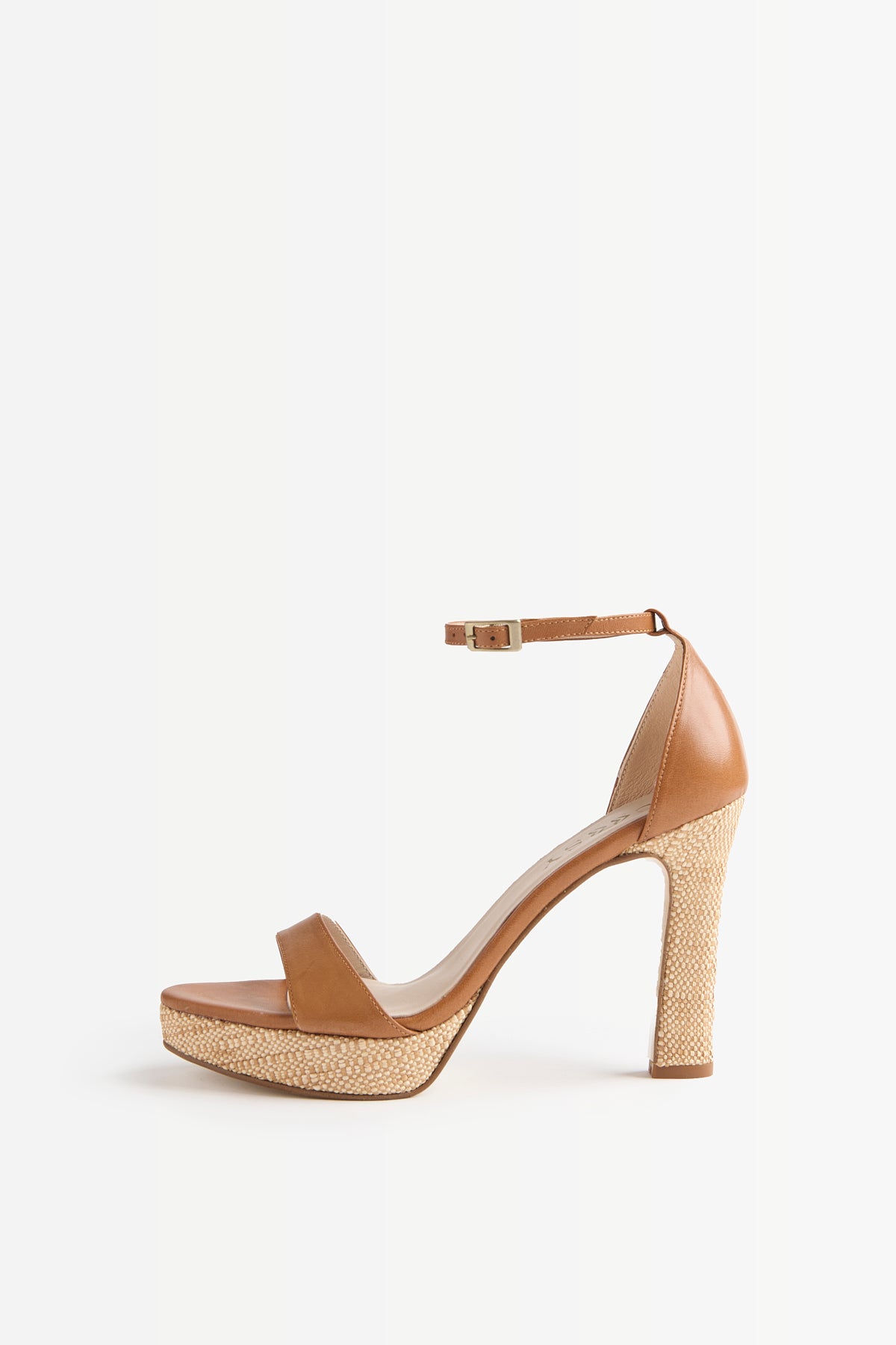 SANDÁLIAS DE SALTO ALTO TOSTADAS