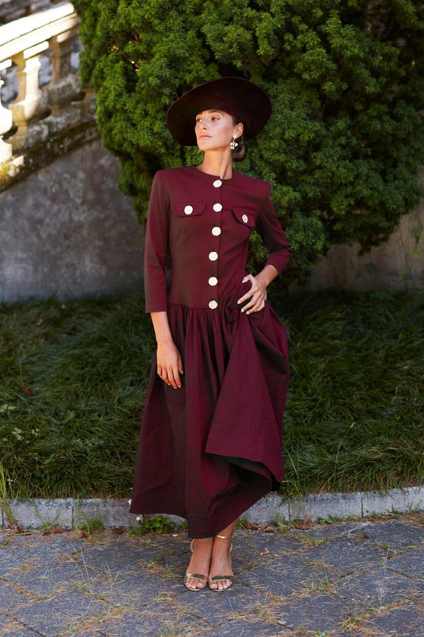 MATEO MAROON DRESS