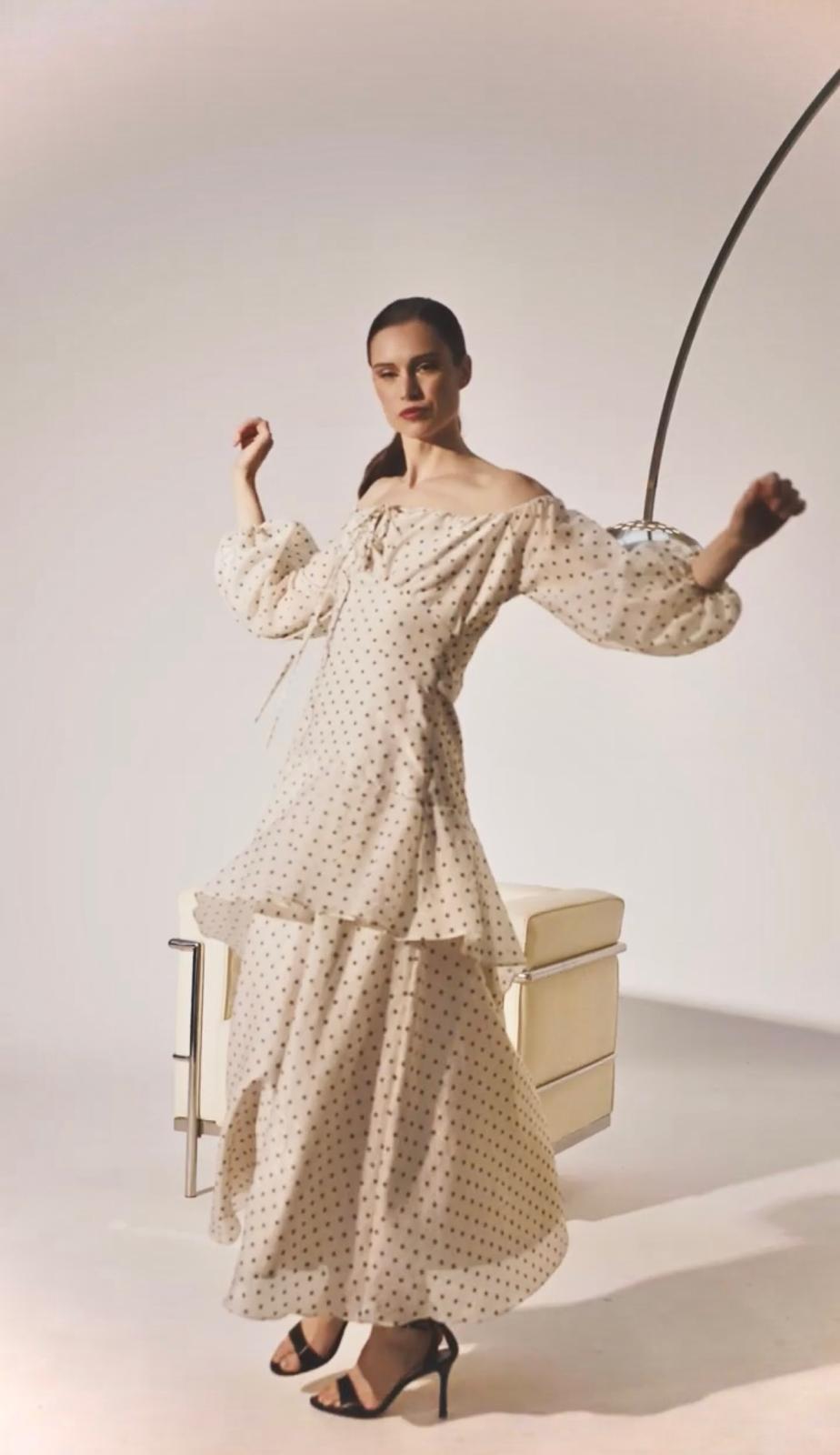 VESTIDO AINHOA CRUDO