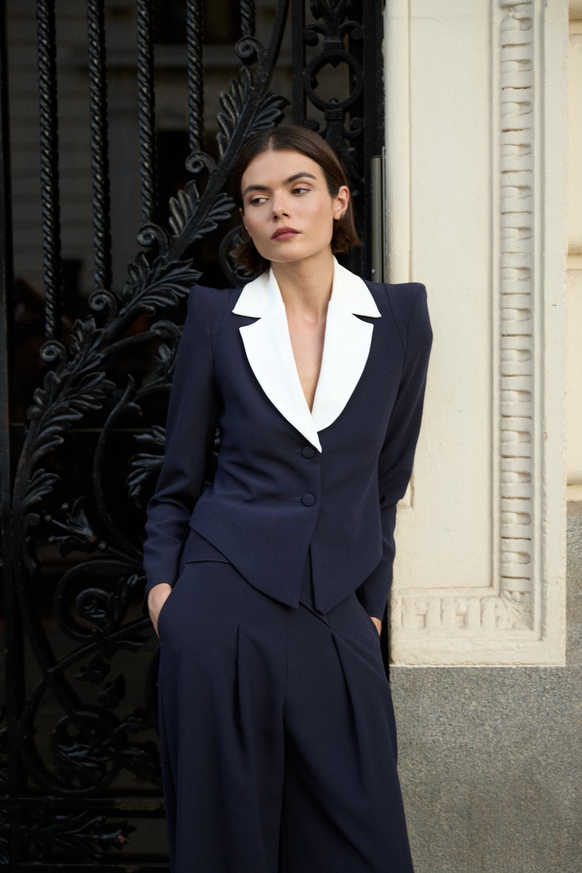 BLAZER NAREN MARINE/BLANC