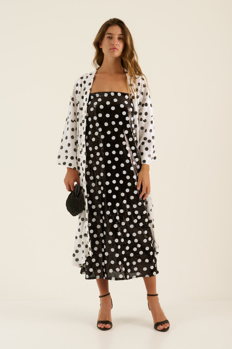 VESTIDO LENTEJUELAS NEGRO