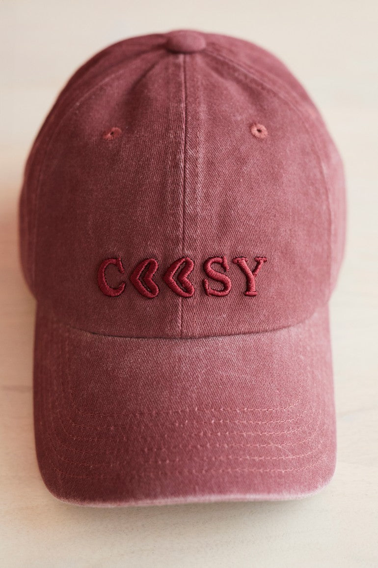 CAP BURGUNDY CAP