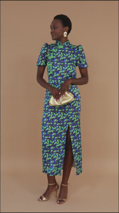 CALETA FLORES DRESS