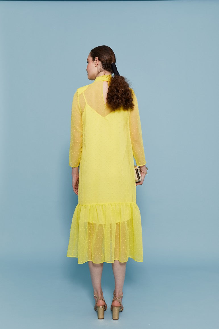 VESTIDO CLEOTE AMARILLO