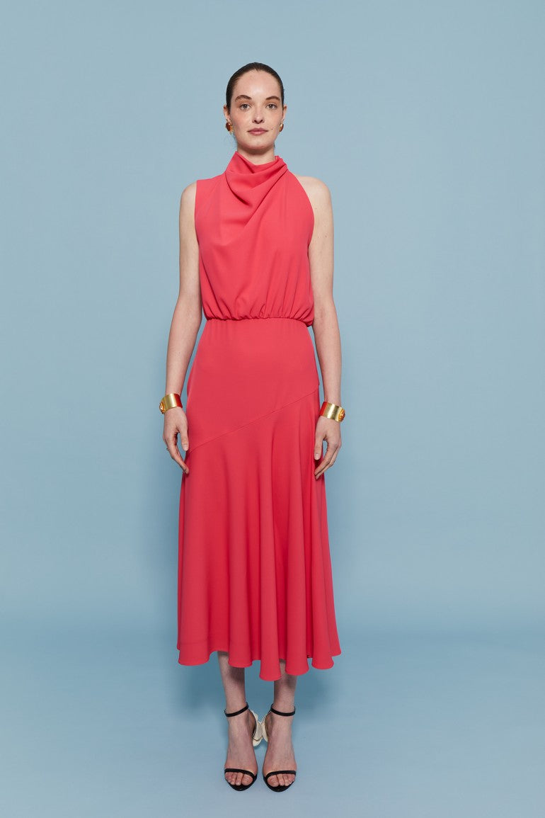 VESTIDO CRISTINA CORAL