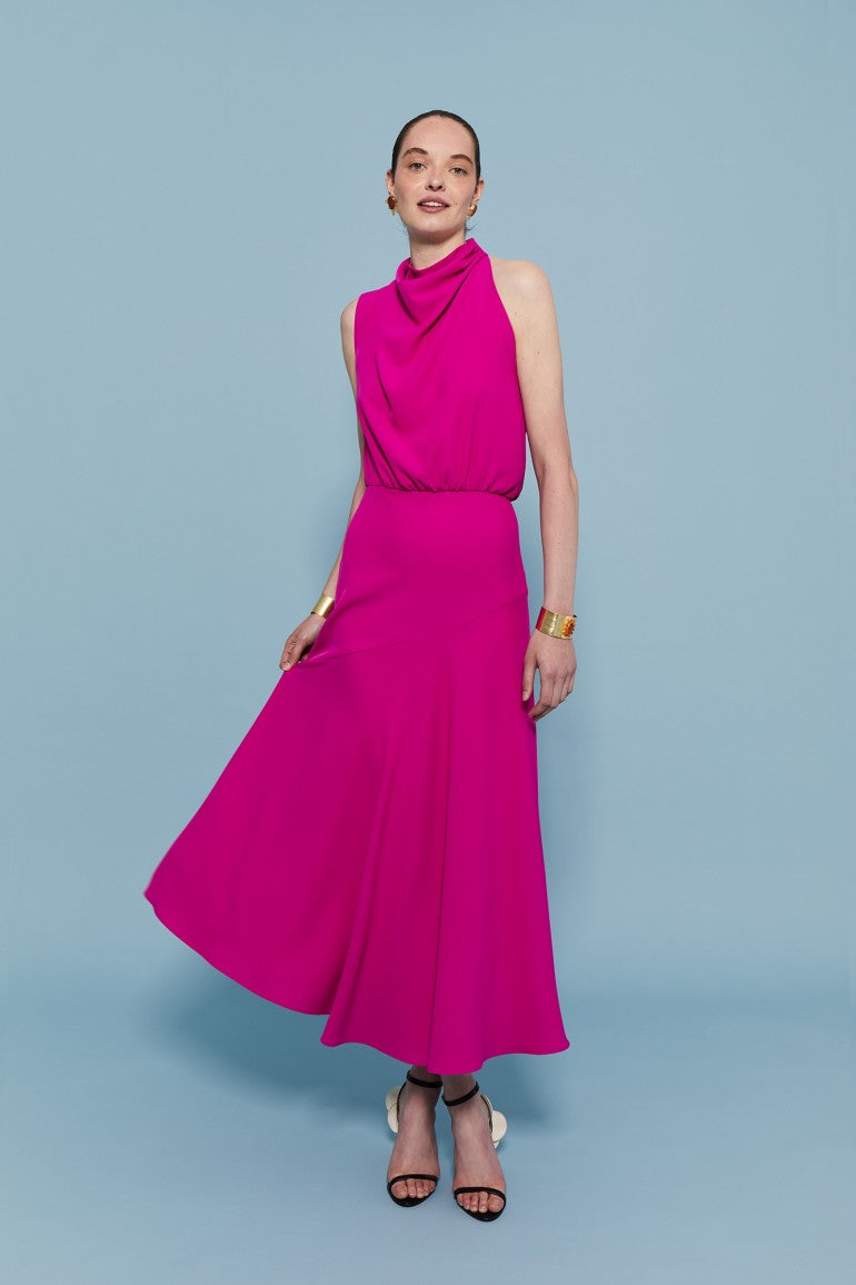 CRISTINA MAGENTA DRESS