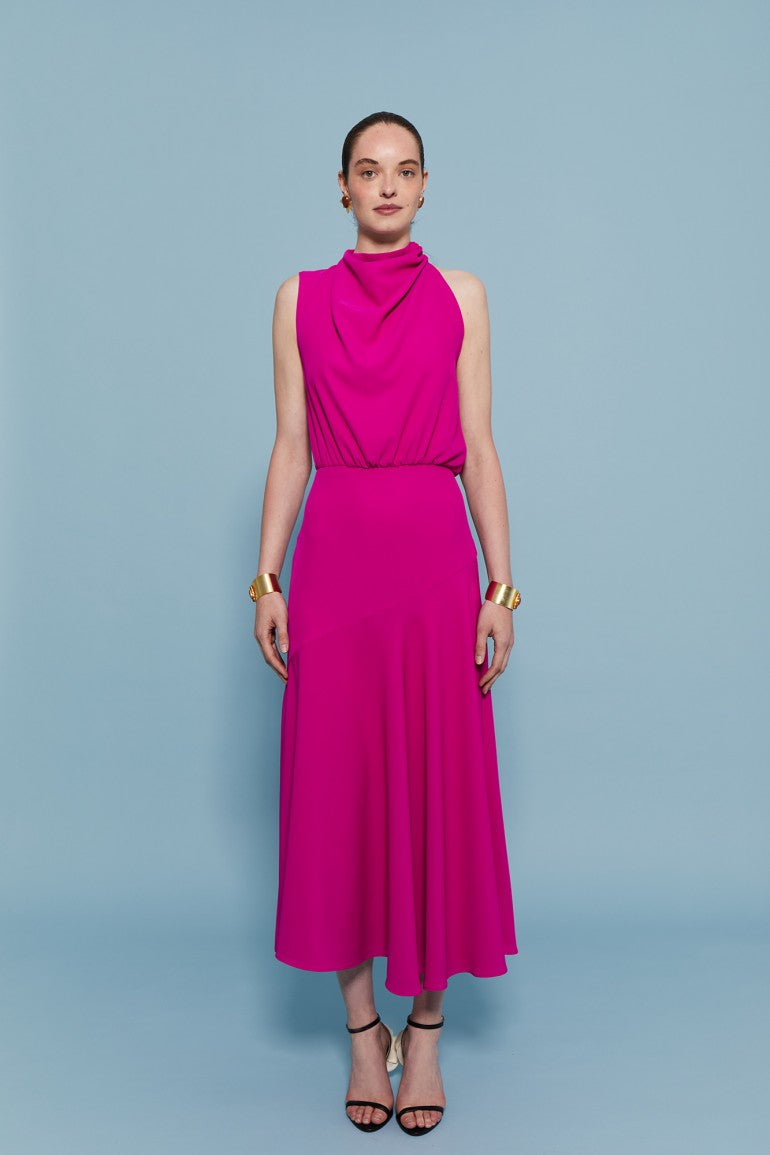 CRISTINA MAGENTA DRESS