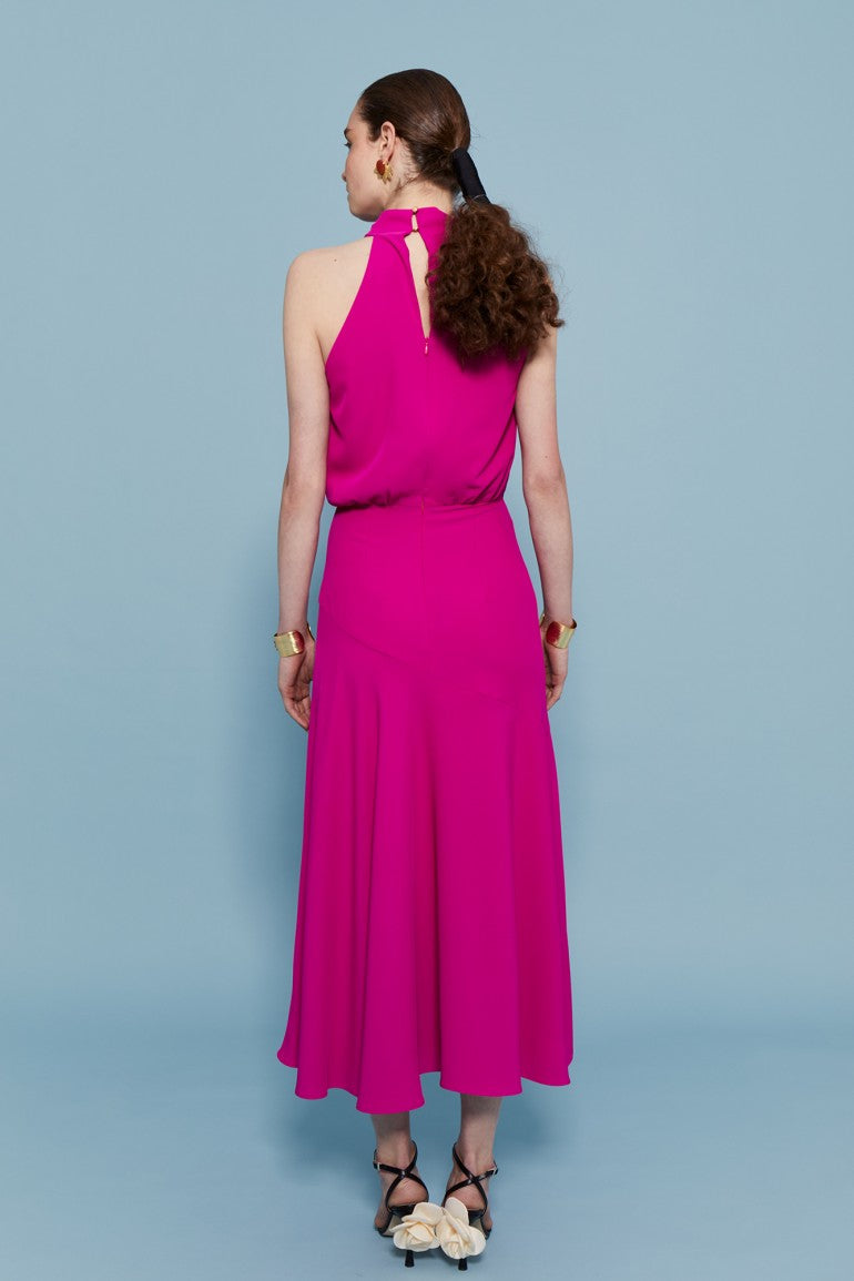 CRISTINA MAGENTA DRESS