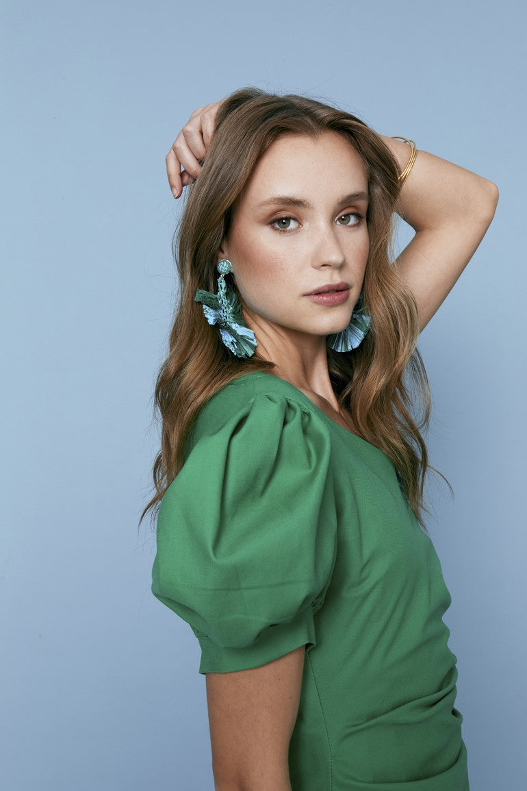 SIMONETTA GREEN DRESS